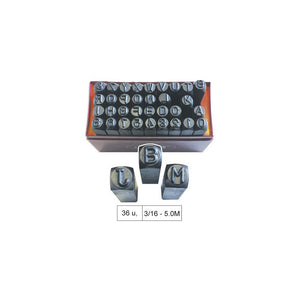 Set matrita-poanson cu litere si numere - 36 piese Jbm 52422