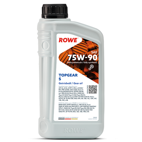 Ulei cutie viteza manuala Rowe HighTec Top Gear 75W90 1L 25002001099
