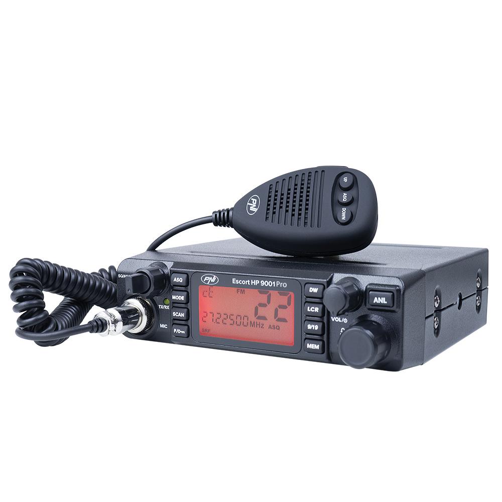 Statie radio cb Pni escort HP 9001 pro asq reglabil, am-fm, 12V/24V, 4W, scan, dual watch, anl, ecran multicolor PNI-HP9001P