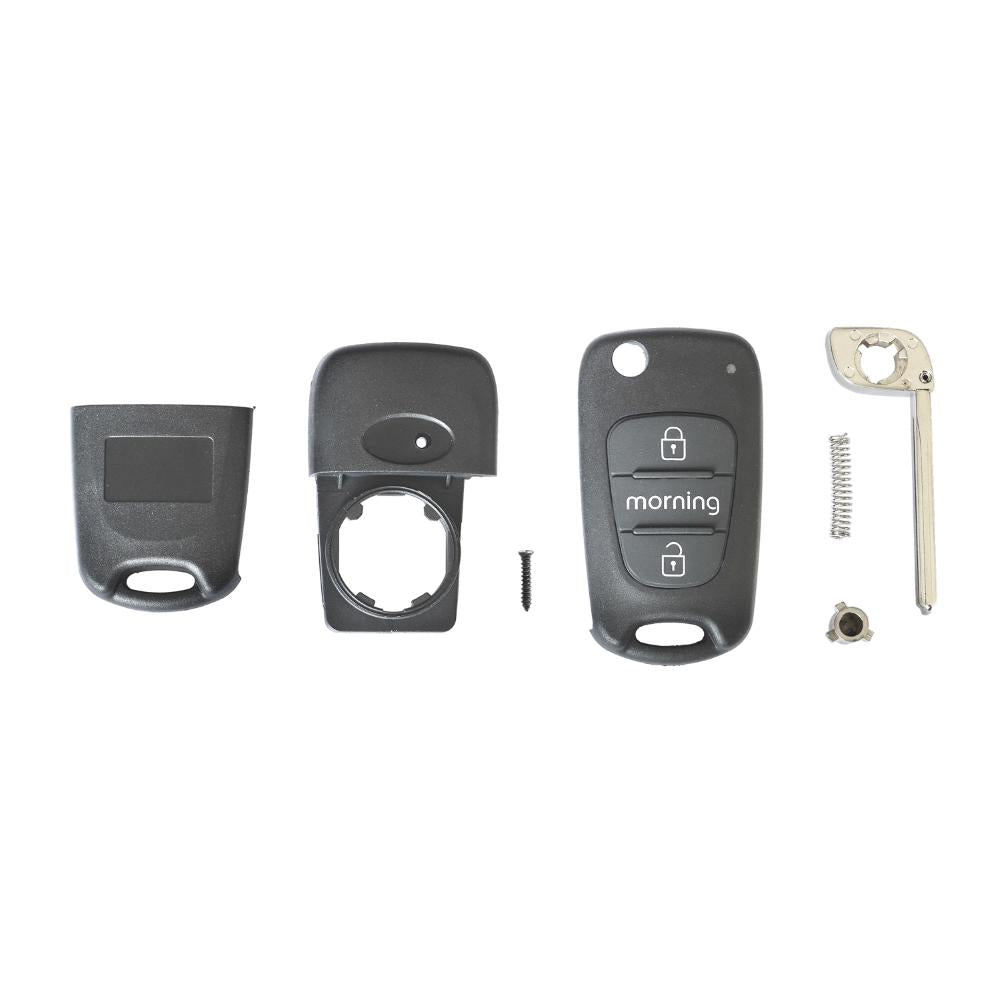 Carcasa cheie contact pentru Kia c'eed / c'eed pro / morning / picanto / sportage, 3 butoane, cu cheie Akonen 004KI002