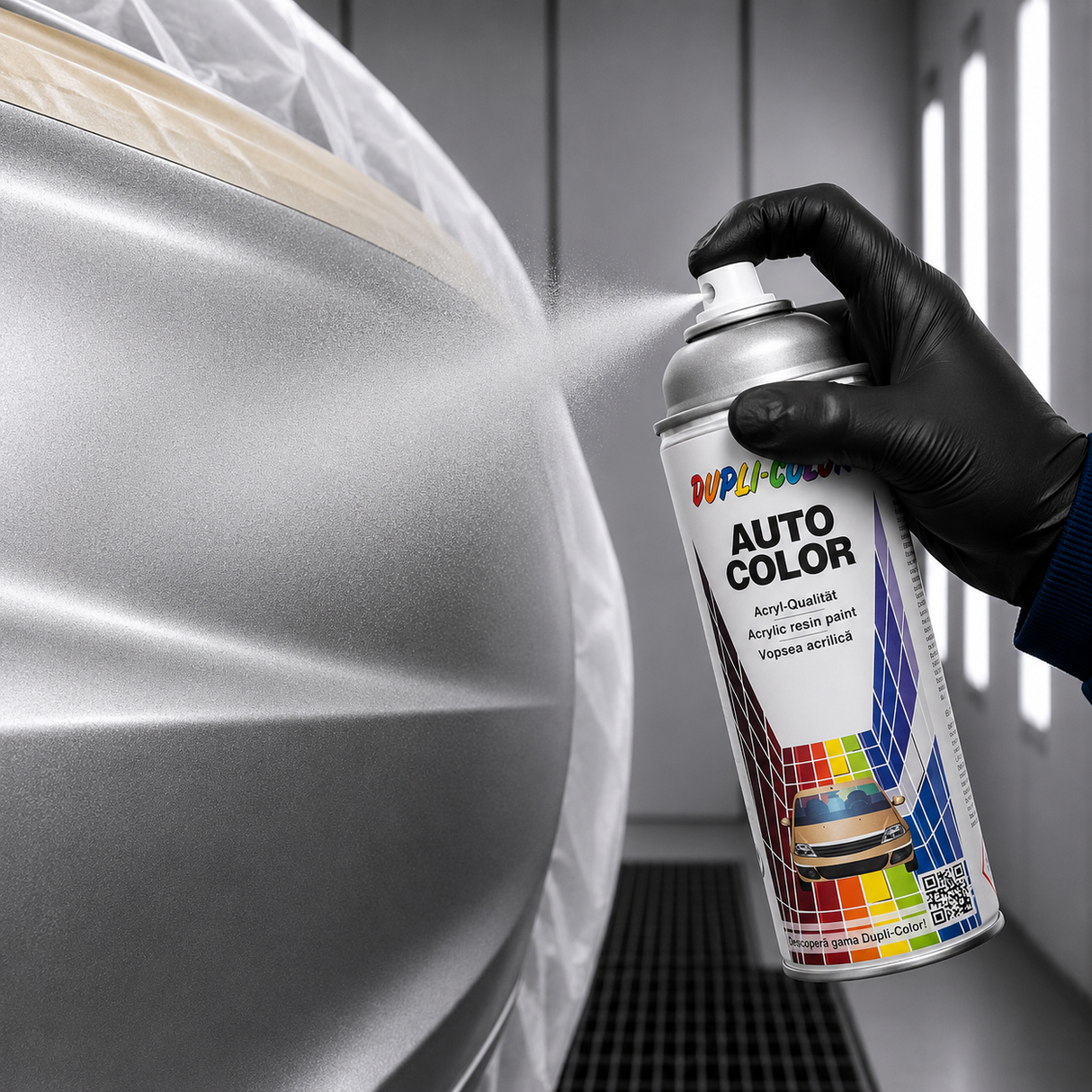 Spray vopsea gri TE01D metalizata auto 400 ml