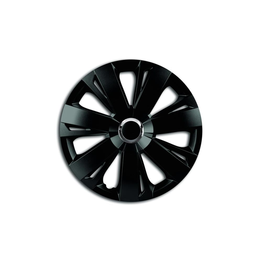 Set capace roti 15` negre cu inel cromat energy Mega Drive 78580