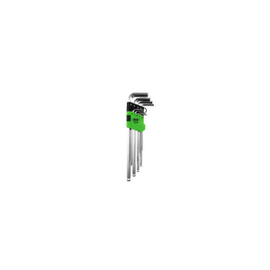 Set de 9 chei imbus L extralungi cu cap rotund Jbm 53738