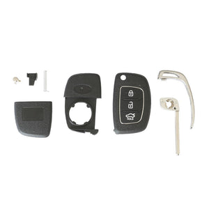 Carcasa cheie contact pentru Hyundai I20 / I30, 3 butoane, cu cheie Akonen 004HY007
