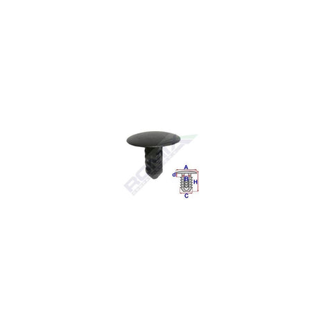 Clips tapiterie pentru fiat/lancia/alfa Romeo - negru set 10 buc Romix 10180