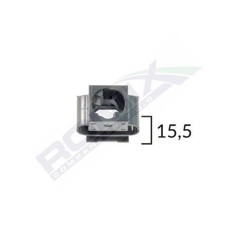 Clips de fixare pentru audi/skoda/seat/vw 15.5MM - negru set 10 buc Romix C10131