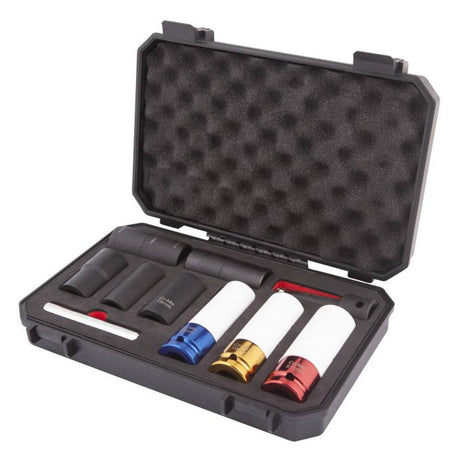 Set chei tubulare pentru roți de 1/2" (10 bucăți) Clas OM7027