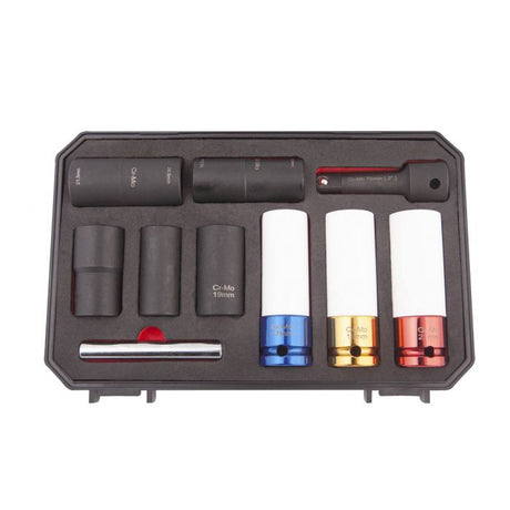 Set chei tubulare pentru roți de 1/2" (10 bucăți) Clas OM7027 – imagine 2