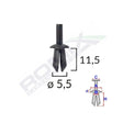 Clips fixare pentru renault/vw Audi Fiat Seat - negru set 25 buc Romix 20309