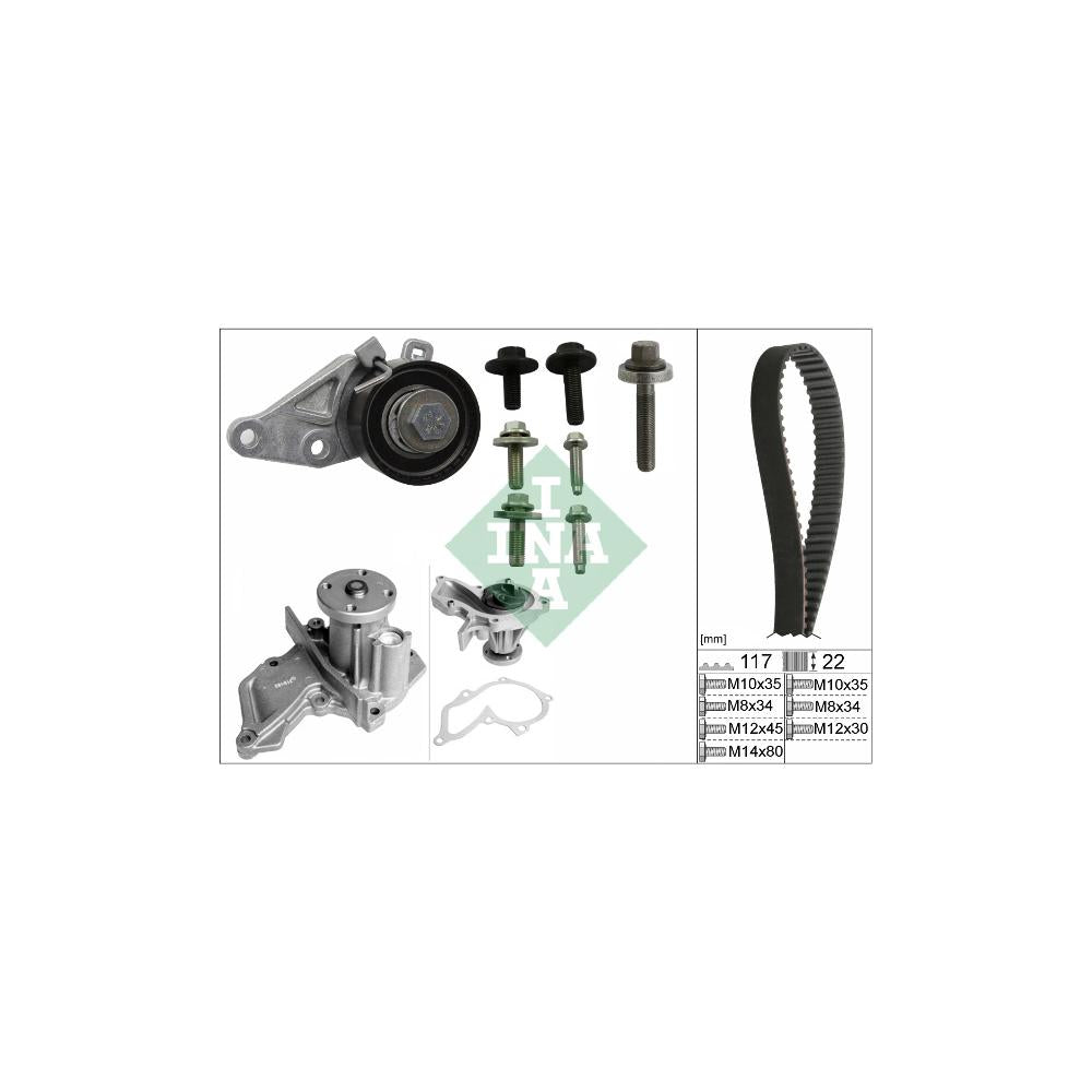 Set distributie + pompa de apa Schaeffler INA 530 0140 30