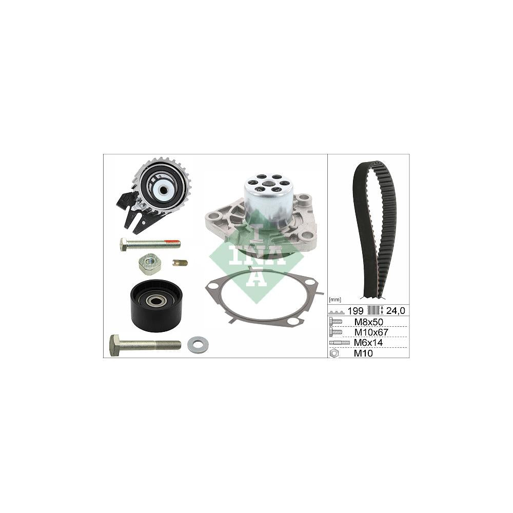 Set distributie + pompa de apa Schaeffler INA 530 0562 30