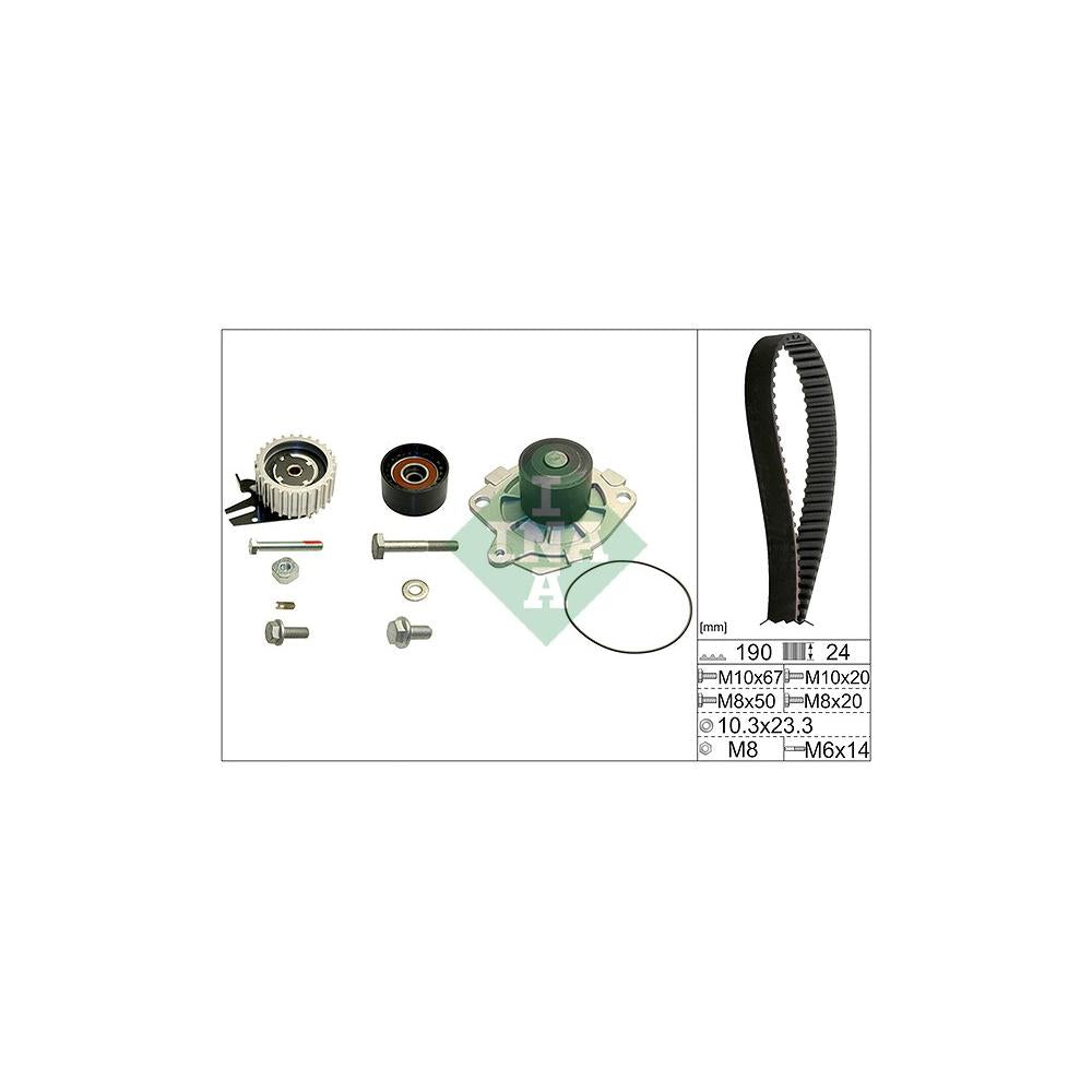 Set distributie + pompa de apa Schaeffler INA 530 0624 30