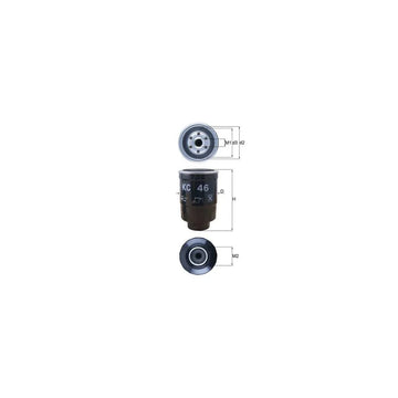 Filtru combustibil Knecht KC 46