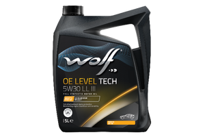 Ulei motor turisme Wolf OE Level tech LL III 5W30 5L 1043893