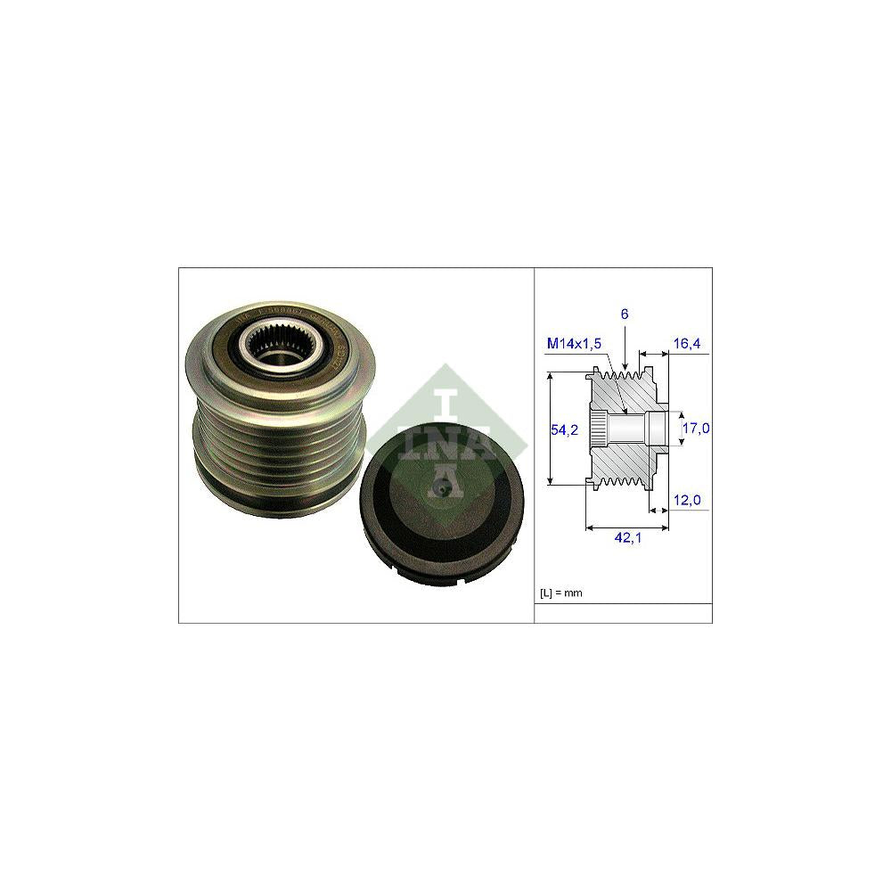 Fulie alternator Schaeffler INA 535 0181 10