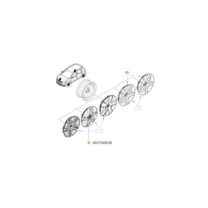 Capac roata 16'' logo Renault 403154691R