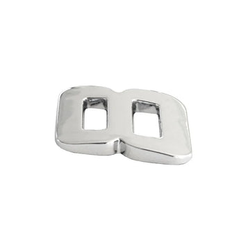 Ornament auto 3D. cifra 8. 26 mm. cromat Mega Drive 64453