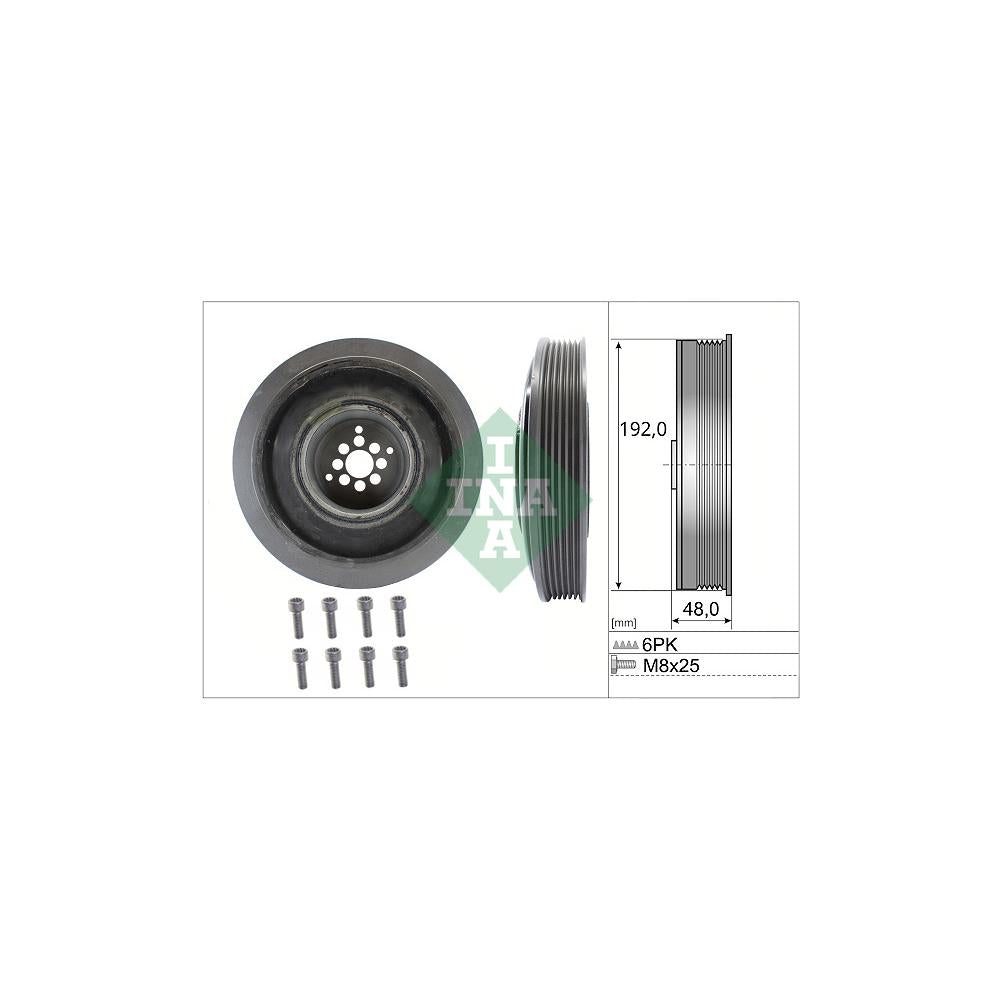 Set fulie arbore cotit Schaeffler INA 544 0102 20