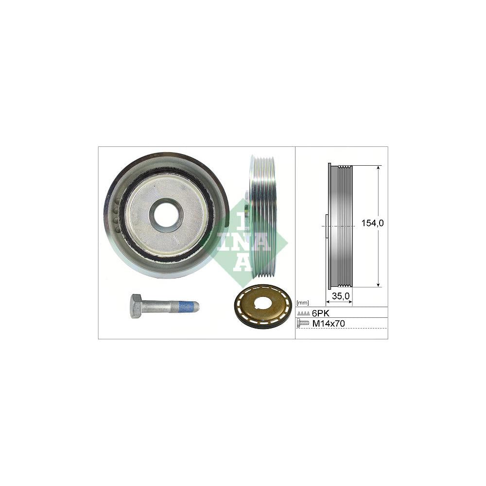 Set fulie arbore cotit Schaeffler INA 544 0112 21