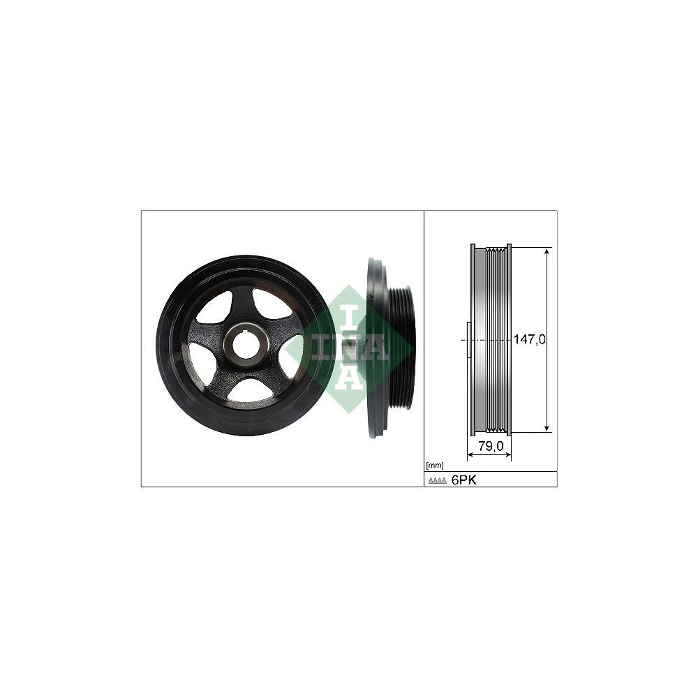 Fulie curea arbore cotit Schaeffler INA 544 0142 10