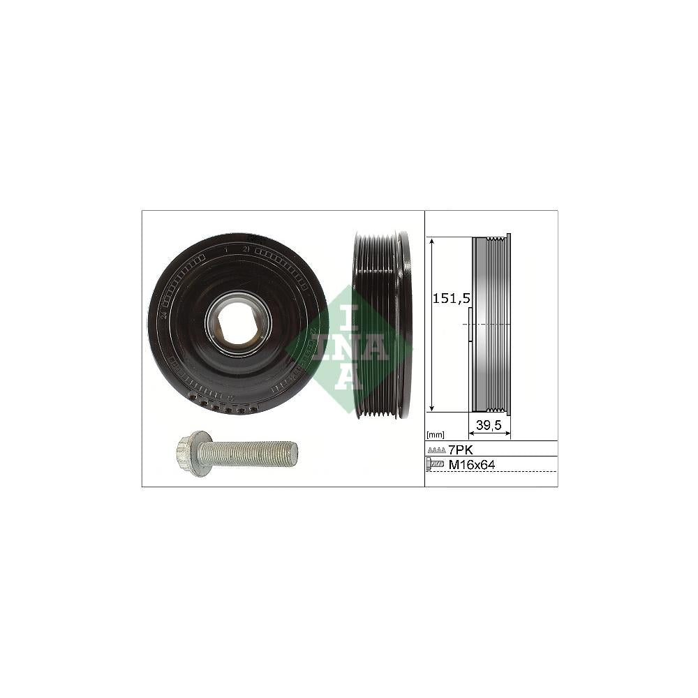 Set fulie arbore cotit Schaeffler INA 544 0177 20