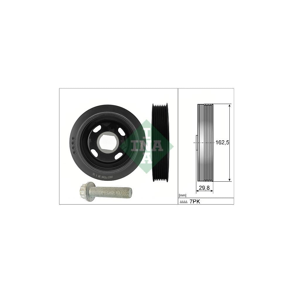 Set fulie arbore cotit Schaeffler INA 544 0179 20