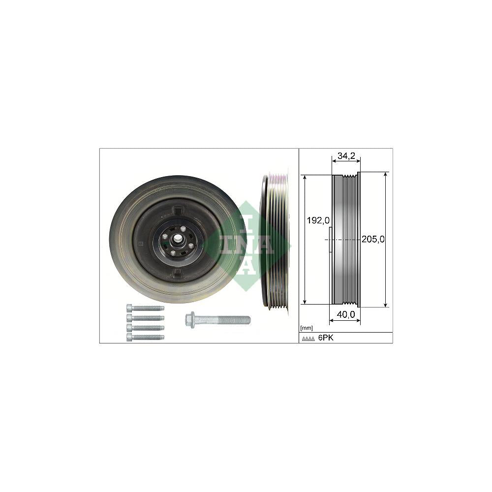 Set fulie arbore cotit Schaeffler INA 544 0504 20