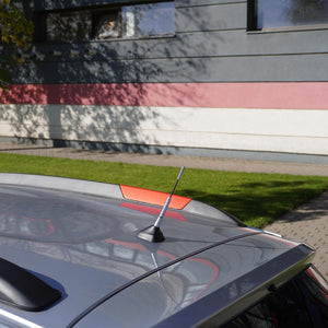 Antena auto exterior cromata 15.8 cm cu 3 adaptoare (4-5-6MM) Mega Drive 06278