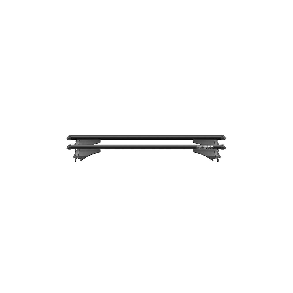Set bare portbagaj transversale aluminiu tiger black L 120CM cu antifurt Menabo 02388