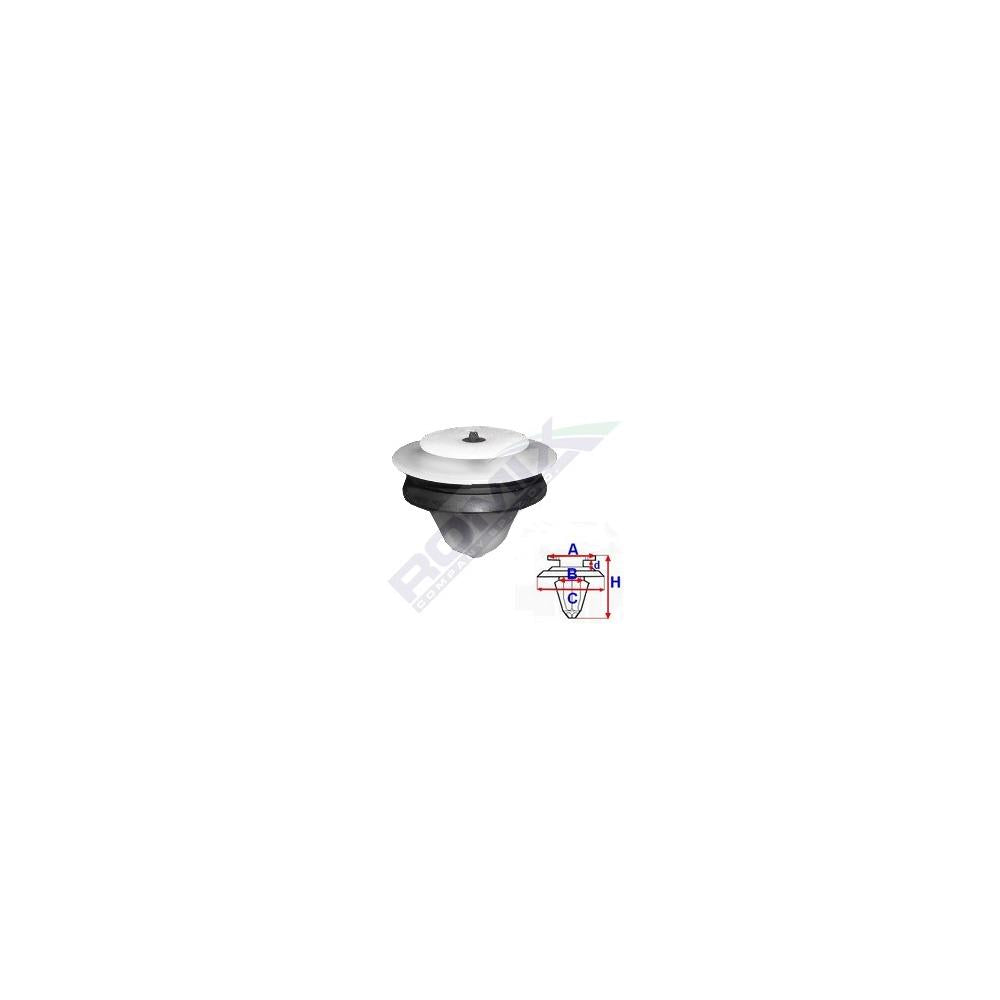 Clips tapiterie pentru Vw transporter set 10 buc Romix C60439