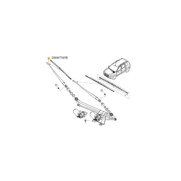 Brat stergator dr. fata Renault 288867565R