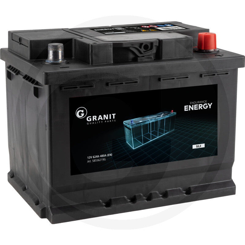 Baterie tractor 12V 62Ah – GRANIT Endurance Energy