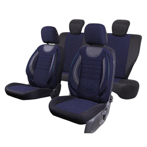 Set huse scaun city albastru negru Umbrella 06260