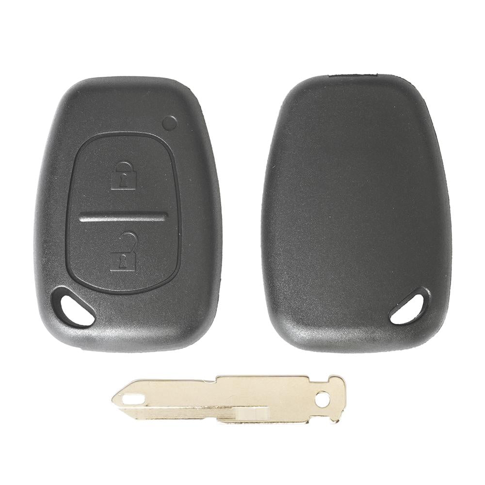 Carcasa cheie contact pentru Renault clio / kangoo / master / modus / trafic, 2 butoane, cu cheie Akonen 004RN003