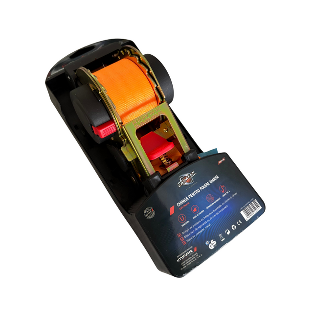 Chinga de fixare automata cu clichet 500kg- 38mm x 4 m Carmax 55731