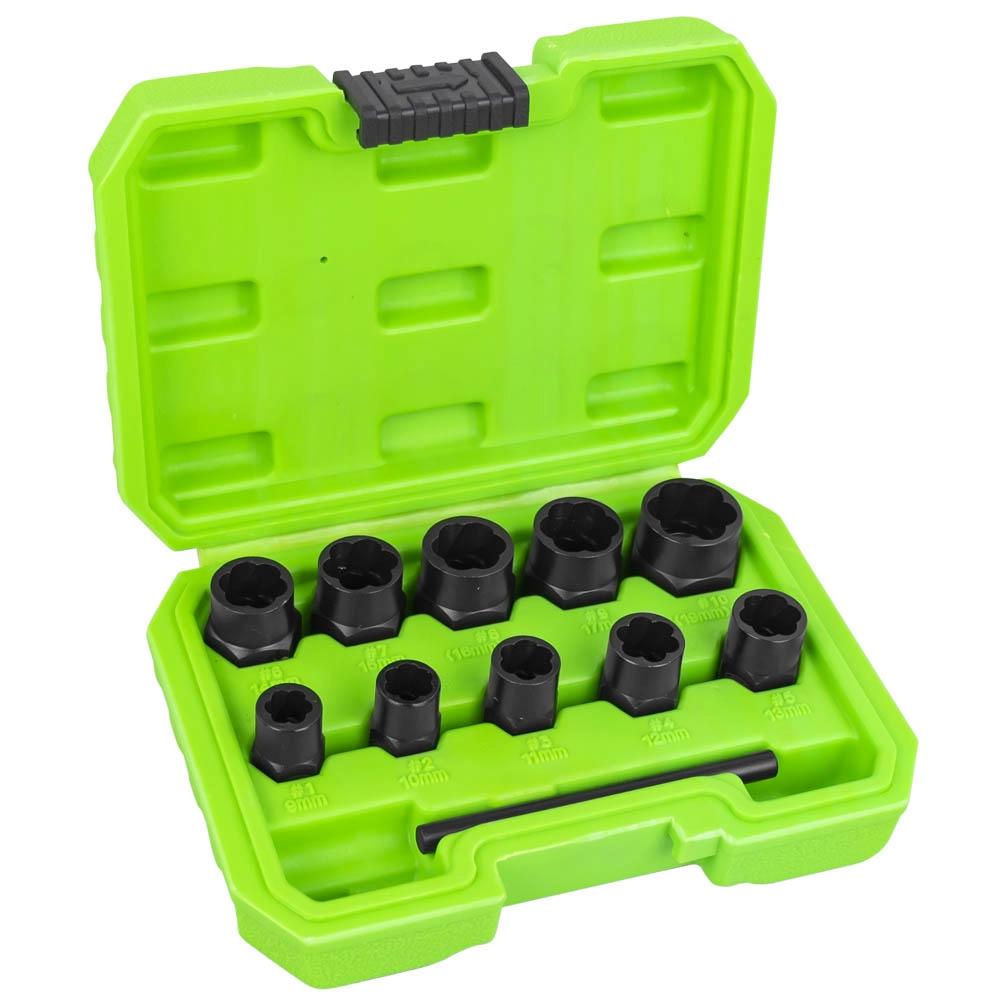 Set tubulare twist de 3/8` pentru extractie A piulitelor si suruburilor de blocare Jbm 51998