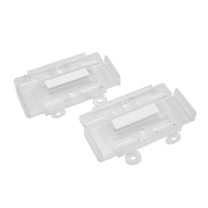 Suport numar inmatriculare Mega Drive fara rame set 4 buc (fata + spate) transparent 96781