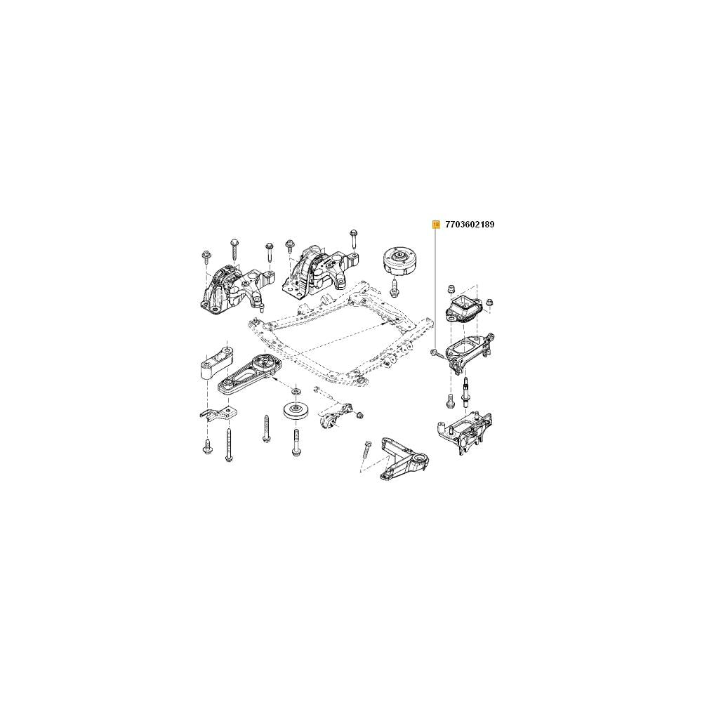 Surub M10 Duster Renault 7703602189