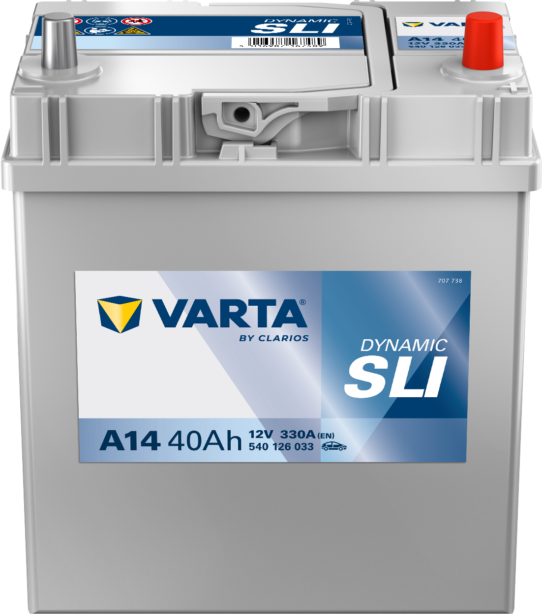 Acumulator Varta Blue Dynamic 40Ah [Tico] 540126033K262 – imagine 2