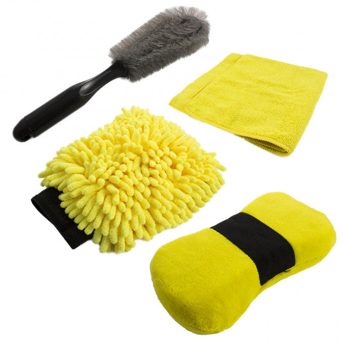 Set burete cu microfibre și perie - Carguard MSC001 – imagine 2