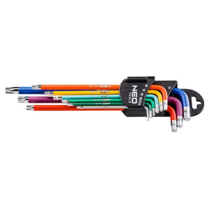 Chei Torx T10-T50, 9 buc Neo Tools 9518 – imagine 2