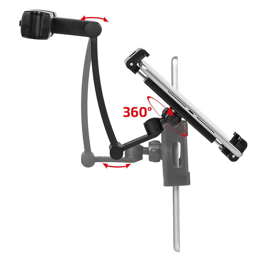 Suport auto flexibil premium pentru tableta cu prindere in tetiera Heyner 511870