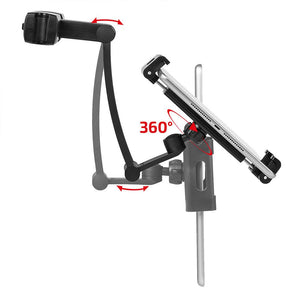 Suport auto flexibil premium pentru tableta cu prindere in tetiera Heyner 511870