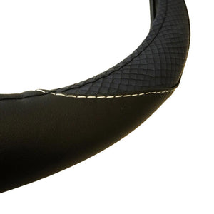 Husa volan piele ecologica negru 37- 39 cm Umbrella 101430