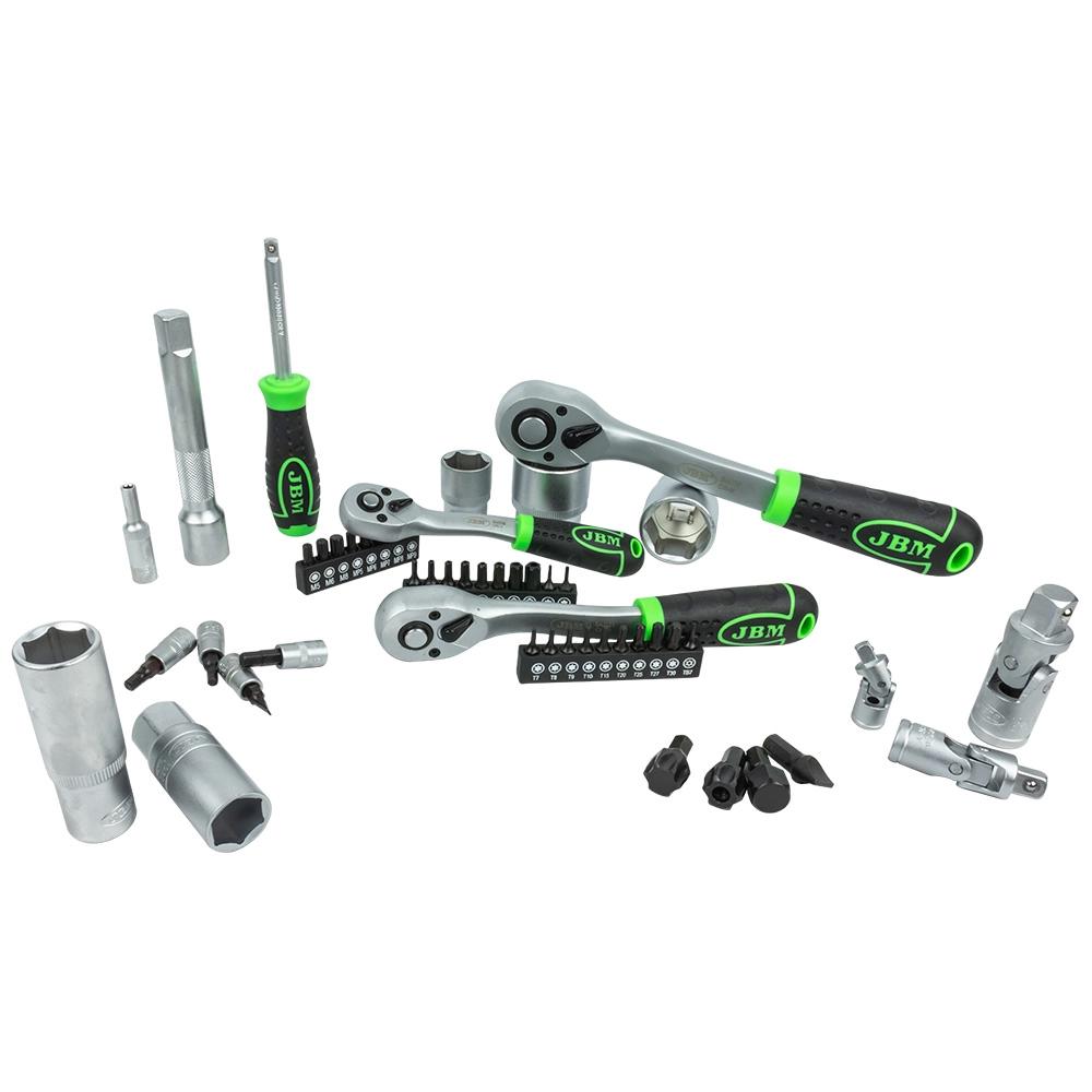Trusa de tubulare 179 piese hexagonale Jbm 54035