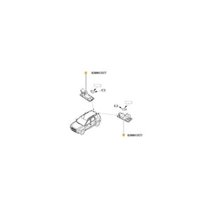 Lampa numar Renault 8200013577