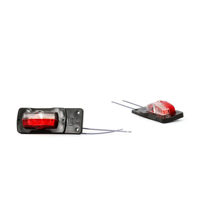 Lampa gabarit 33 PO3, 12V-24V, pozitie alb / rosu Was