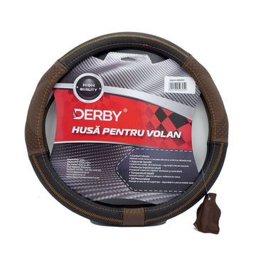 Husa volan piele naturala DERBY Maro (37-39 cm) DBHVB555M