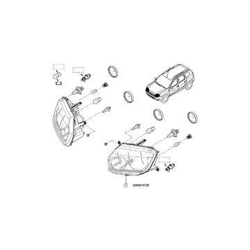 Far stg. Duster 4X2 Renault 260601153R