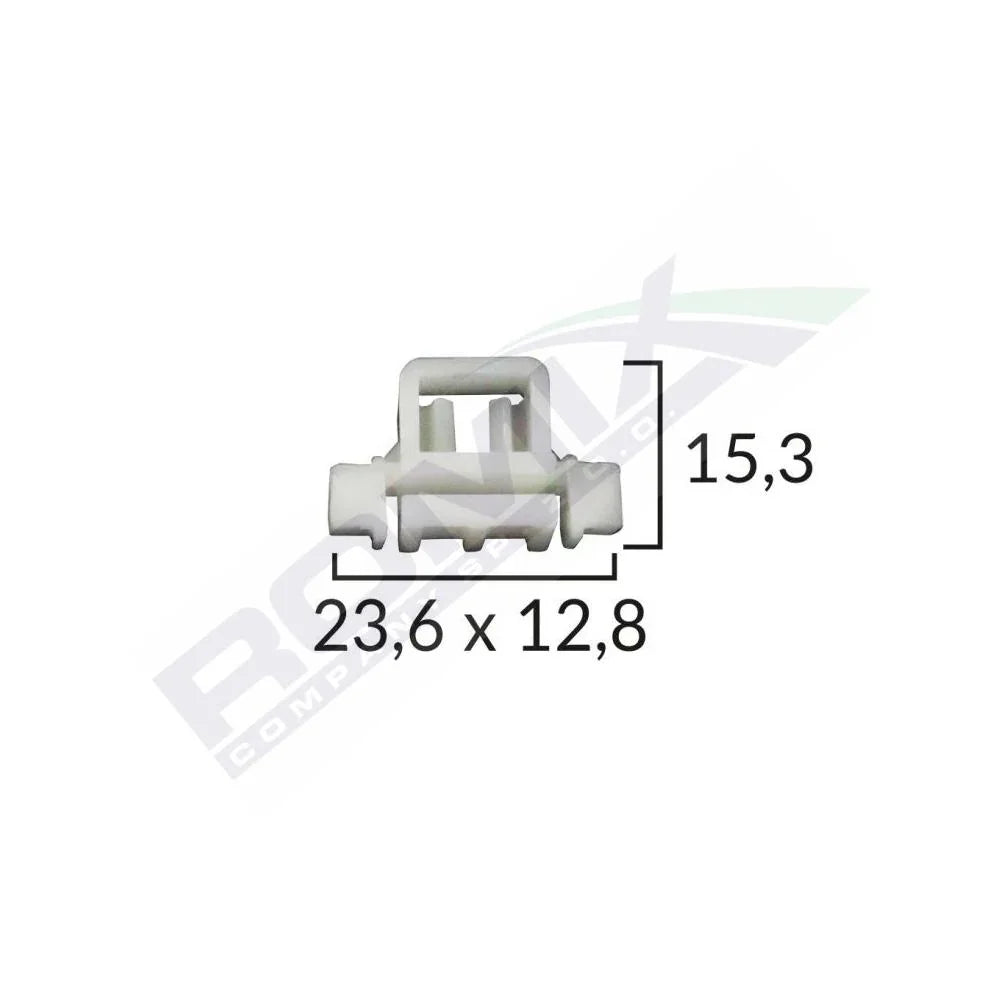 Clips fixare elemente exterioare pentru Mercedes - alb set 10 buc Romix A15688 – imagine 3